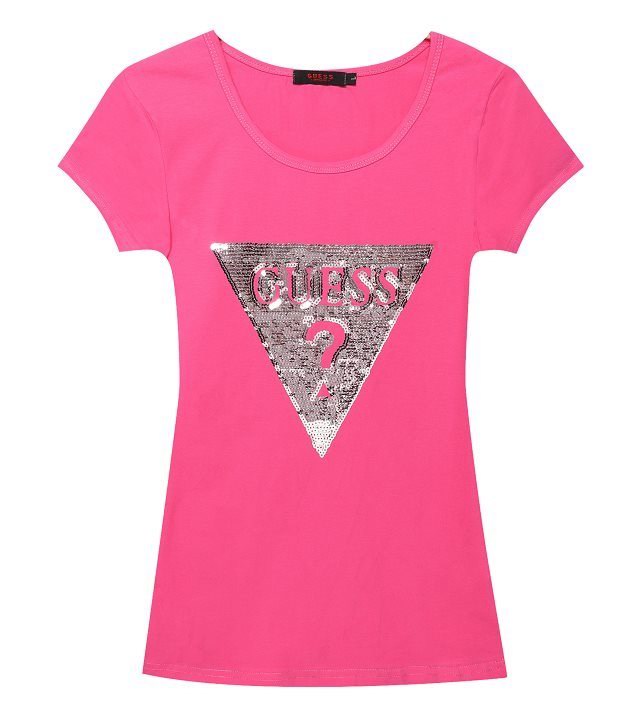 Guess short round collar T woman S-XL-041